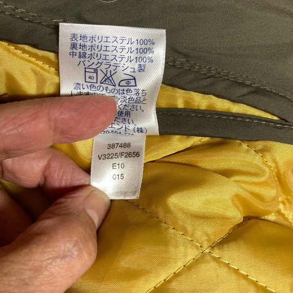 Lands' End Quilted Dory Jacket, Women's Size XL (18-20), Olive Green, Zip, NEW - Picture 11 of 11